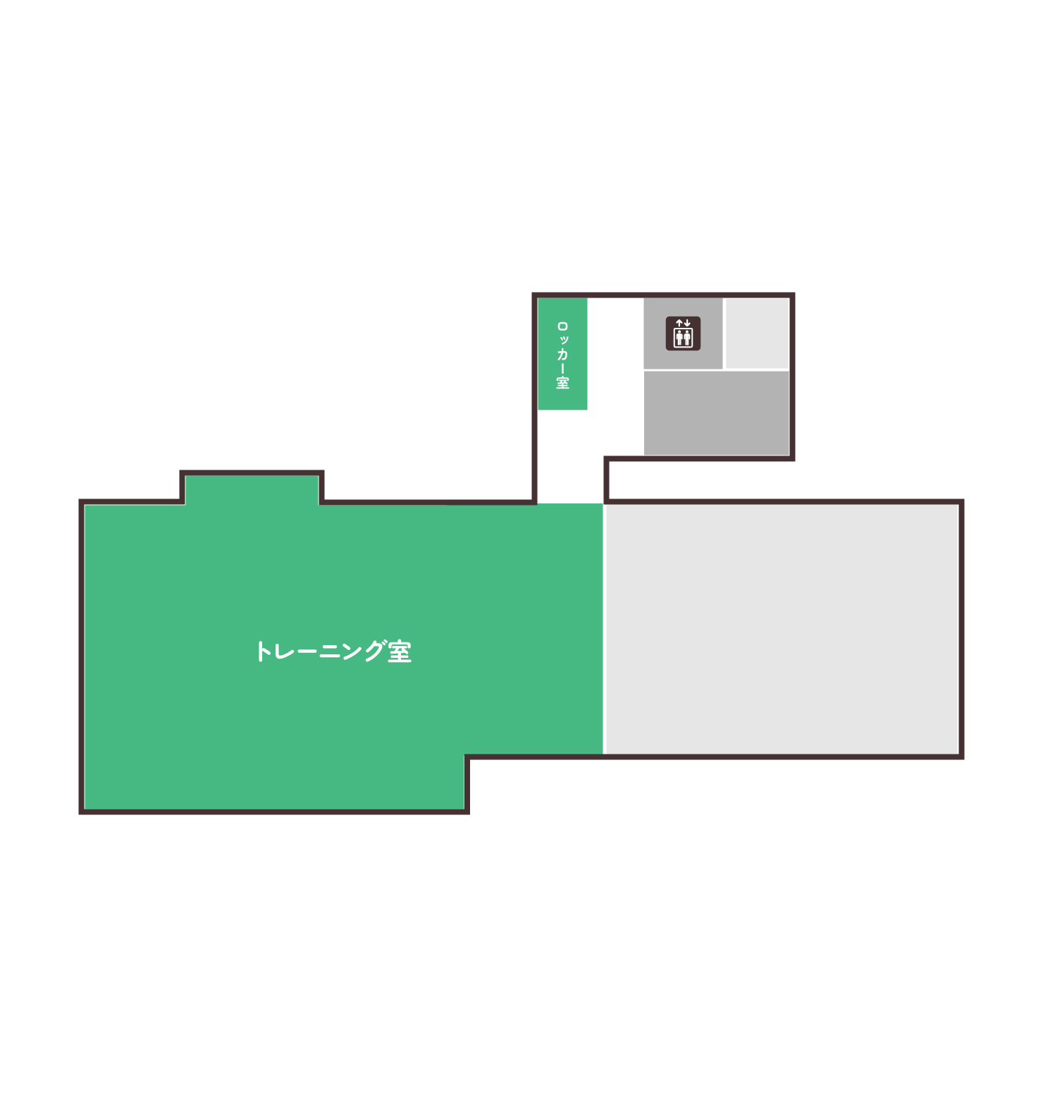 地下1階フロアマップ